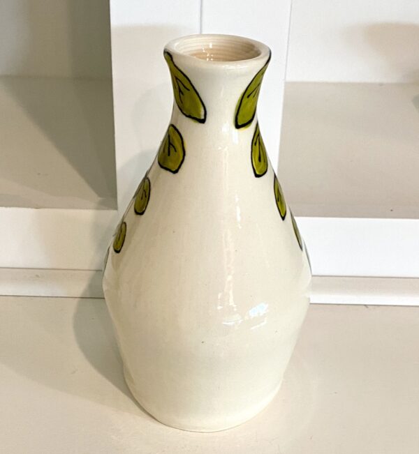 Green Leaves Small Flower Vase - Image 3