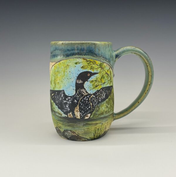 loon coffee mug(Reserved for Elizabeth)